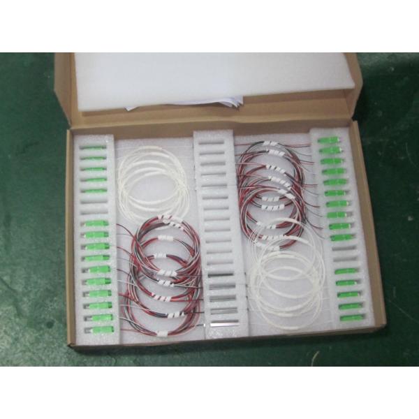 Стальной PLC Splitter оптического волокна трубки/FBT 1X4 с соединителями SC APC для ONU FTTX