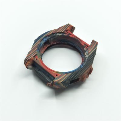 Customized Watch Case CNC Carbon Fiber Parts , High Precision Machining Small Size