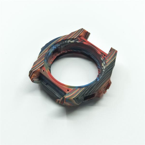 Customized Watch Case CNC Carbon Fiber Parts , High Precision Machining Small Size
