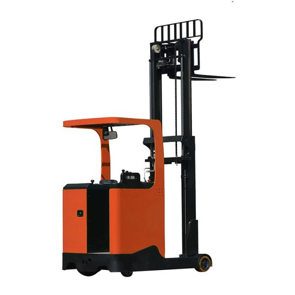 7200mm Lifting Height Electric Reach Forklift Walkie Standing On 1500kg