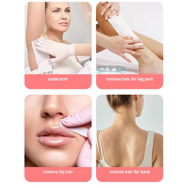 Tiras de cera depilatoria de tejido no tejido para depilación OEM ODM