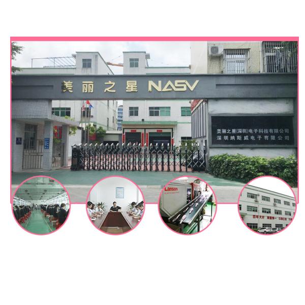 Electric Hair Straightener Brush Home Beauty Machine NASV 100 With Lcd Display