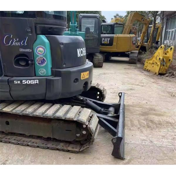 Подержанный 2020 год 5260 кг Кобелко экскаватор SK55SR с двигателем Yanmar 4TNV88