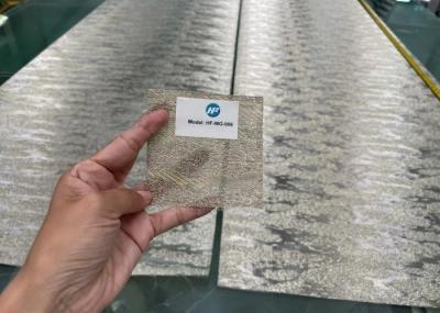 3M Length Fabric Decoration Laminated Glass With Metal Mesh