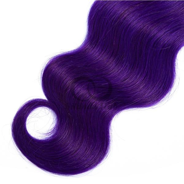 #T1B/Purple Body Wave Remy Human Hair Bundles Sew In Weave Bundles Brazilian Bundle Deals