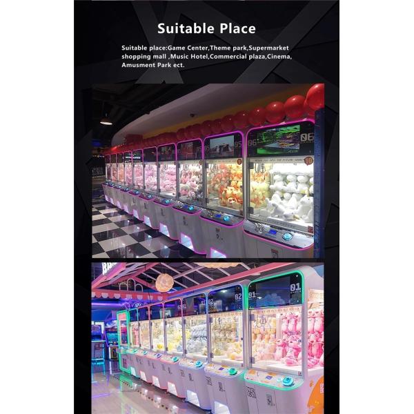 Футурн ии привело видео- игровой автомат приза машины крана игрушки/толкателя монетки