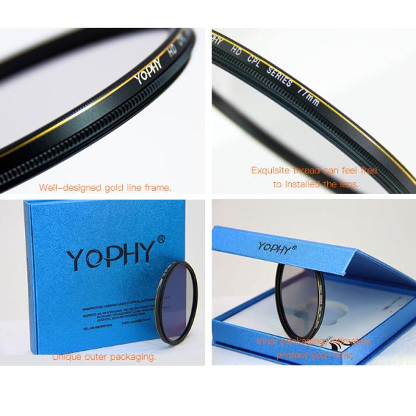 CPL Polarizer Filter For Scenery Photography Camera Filter 67mm Diameter Schott B270 Glass
