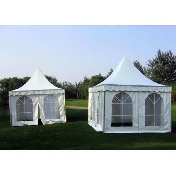 Luxury Manual Decorated PVC Garden Wedding High Peak Pagoda Canopy Tent For Event