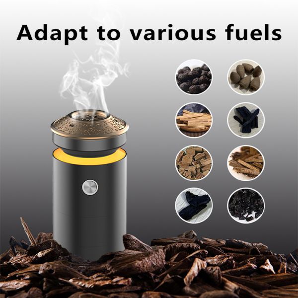 Luxury Alloy Portable Aroma Diffuser With Convenience Ambient Lighting