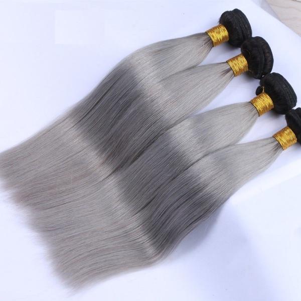 o cabelo do Virgin de 7A Ombre não empacota nenhum cabelo humano de derramamento das extensões do cabelo de Ombre