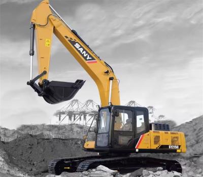 14.1 Tons Second Hand Sany Excavator Walking Speed 4.4-2.4km/h