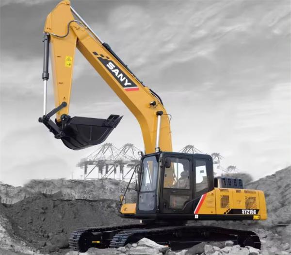 118kw de potência de taxa Venda bem segunda mão 21900kg Sany Indústria Pesada SY215C Excavadora