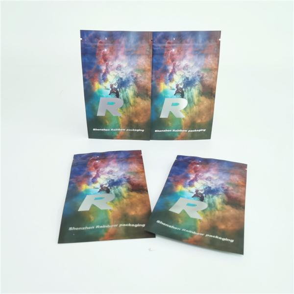 Smell Proof Flat Plastic Pouches Packaging  Sachets For Pills Packaging
