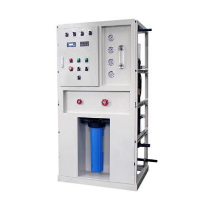 300Ppm Water Salt Content 1.9kw Power 1000lph Brackish Water Treatment Plant