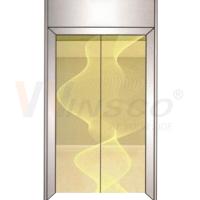 o ouro de aço inoxidável do espelho da folha do elevador de 0.8mm gravou 4x8ft