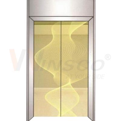 o ouro de aço inoxidável do espelho da folha do elevador de 0.8mm gravou 4x8ft