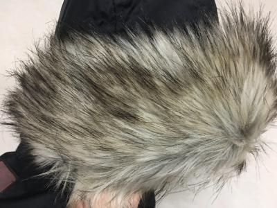 Winter Boys Black Padded Jacket , Warm Boys Padded Parka Soft Fur Lining