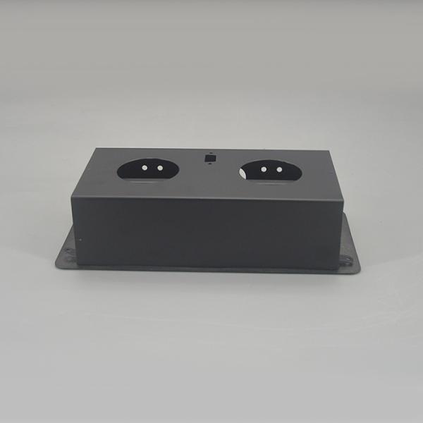Оцинковывайте силы USB центра данных силы крышки сплава гнездо серебряной всплывающей настольное