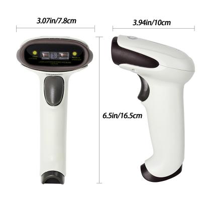 CCD Wired Wireless Hands Free Barcode Scanner USB 2.4G Programmable Preamble
