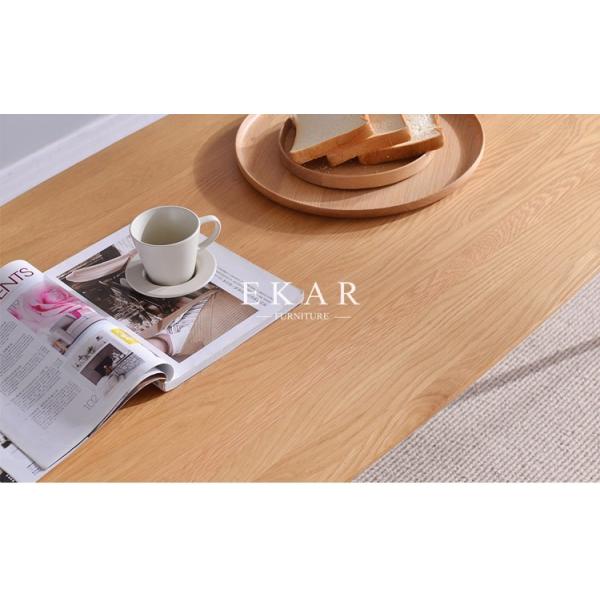 Oval Coffee Table 4 Legs Solid Wood Egyptian Style Living Room Furniture