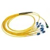12 Core OM3 MPO to LC Fanout Fiber Optic Cable LSZH CPR Certified