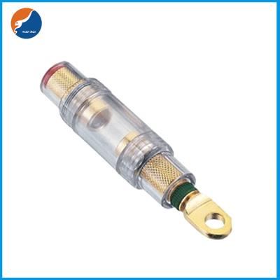 10x38mm 4/8GA no suporte audio do fusível do amplificador das peças do carro dos suportes do fusível do tubo de vidro da SAÍDA AGU