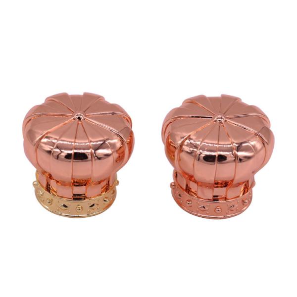 Картина плакировкой цвета гальванизирует крышку флакона духов 36*28mm