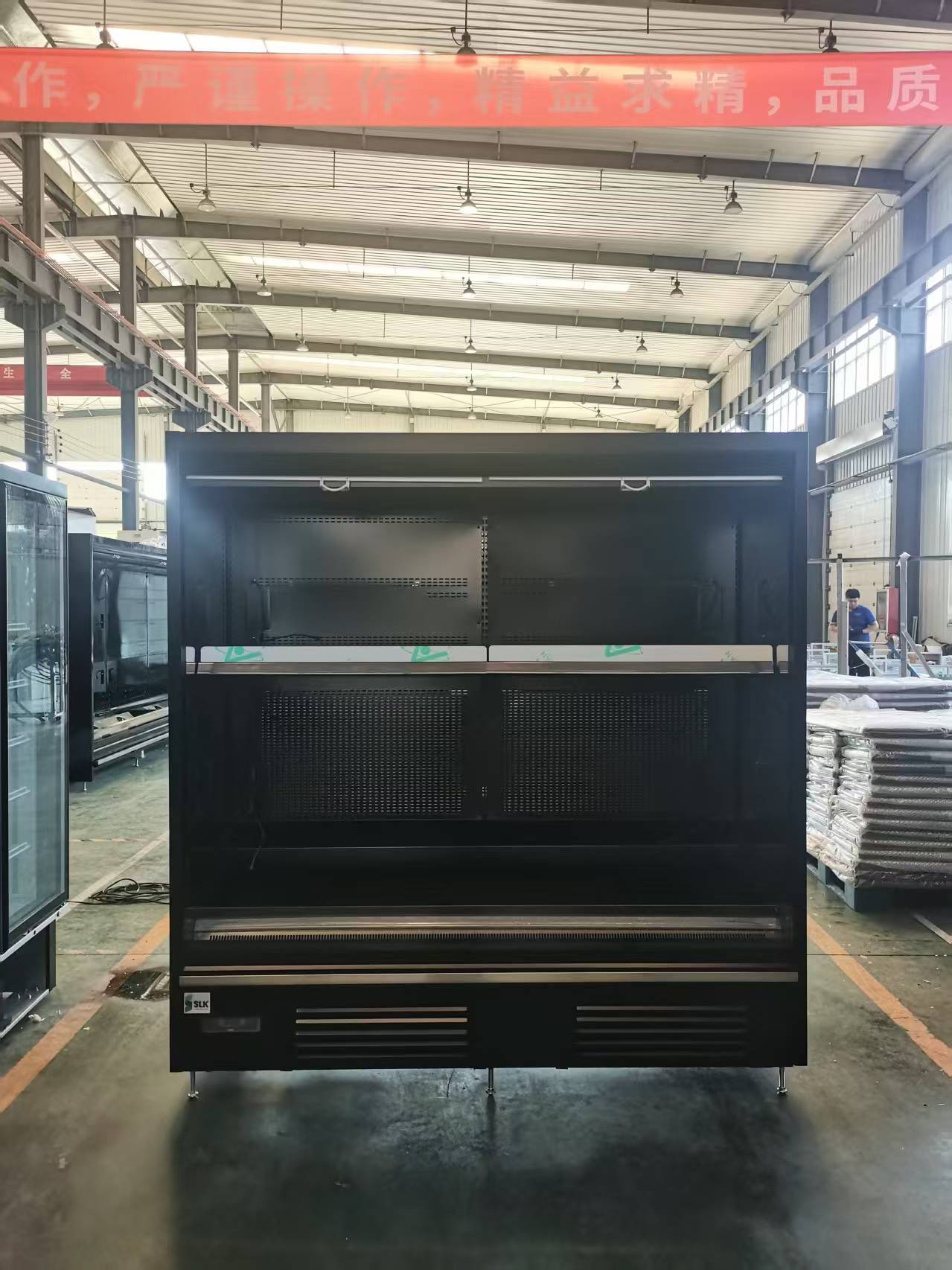 ELF 1935mm Glass Door Self-Contained Display Refrigerator – 740mm Depth, 5 Shelves, LED, SAIWEI EC Fan, Low-E Glass
