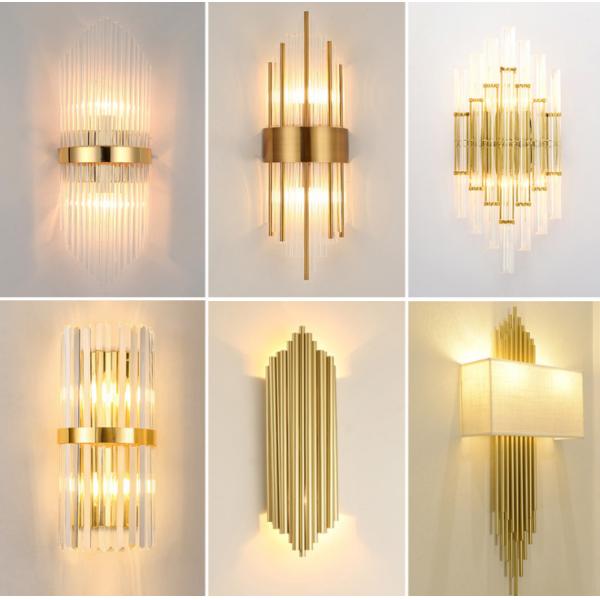 Лампа стены высоты 550mm постмодернистская стеклянная Кристл ширины 350mm для гостиницы