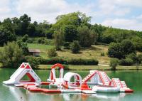 Parque temático inflable gigante del patio del agua para el lago, el mar o el centro turístico