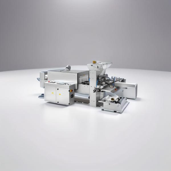 Fully automatic heat shrink packaging machine cuff type and precise wrapping solution online with turret rewind machine