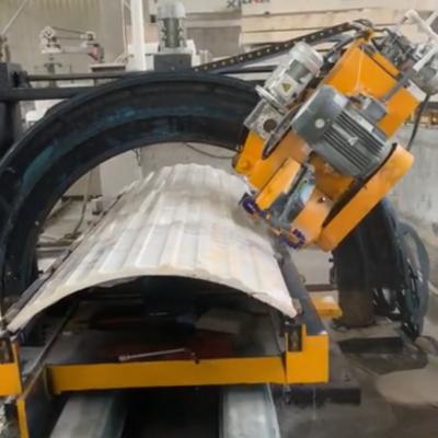 Automatic Roman-Pillar Slot Cutting Machine with 50Hz Frequency 1200*3500 Trolley Size and 20 Feet Container Transport Package