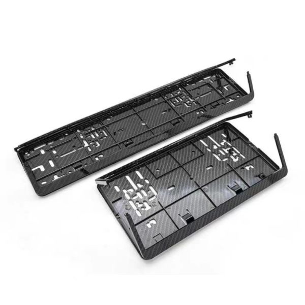 XLX High-quality 3D Logo Matte Plastic European License Plate Frame 53*12 cm 1-1.5mm Thickness GAC-Mitsubishi EV530 EV Eupheme