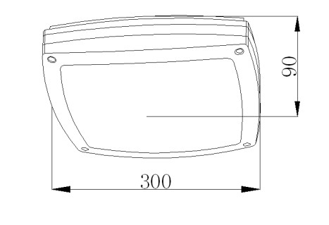 IP65 LED Surface Mount Ceiling Lights outdoor bulkhead light CE RoHs SAA