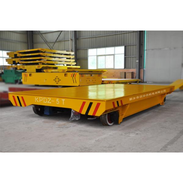 La industria de la metalurgia aplica la hoja de acero que maneja el coche plano eléctrico del carril de la baja tensión