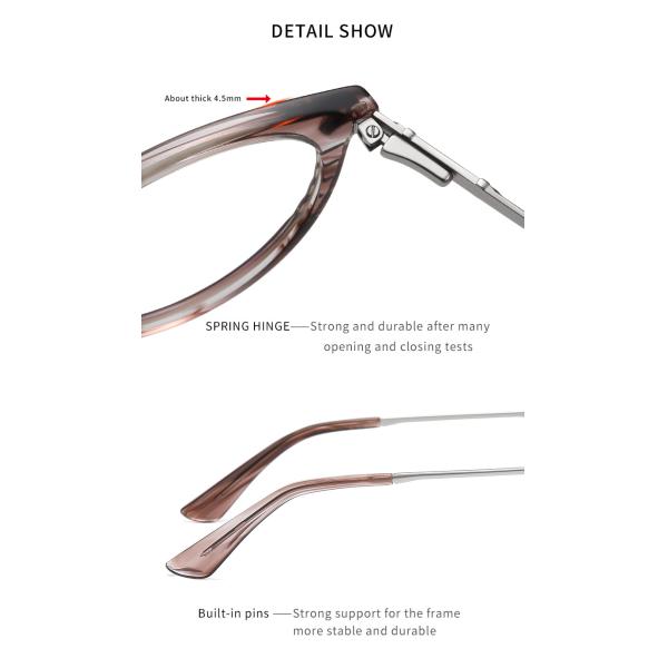 Слепимость компьютера игры ретро круглых стекел металла ацетата голубая светлая преграждая анти- УЛЬТРАФИОЛЕТОВАЯ