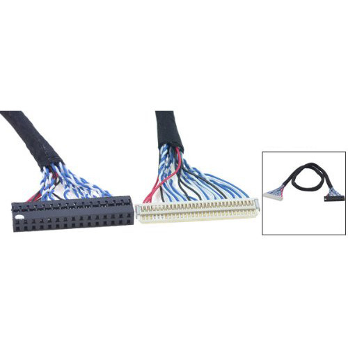 30 кабель соединителя Pin 2ch 8bits LVDS для дисплея с плоским экраном LCD
