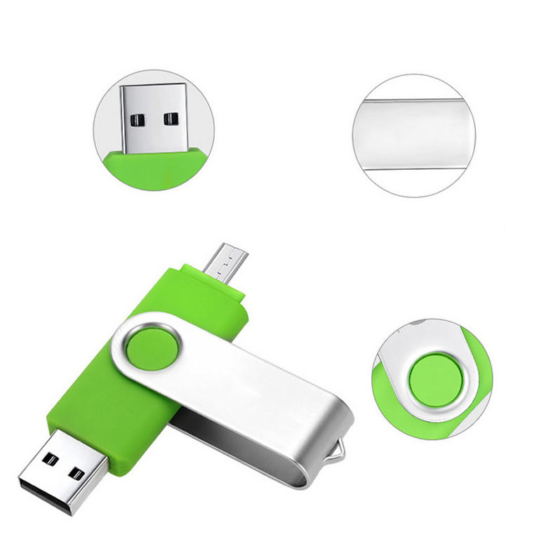 Вспышка USB телефона Android OTG управляет длиной 2,0 3,0 7cm загружая данные 64GB