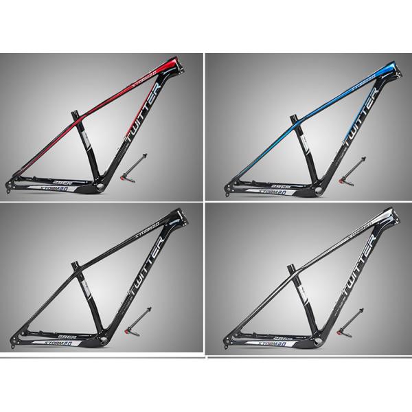 Красный цвет рамки волокна MTB углерода 27.5er шторма 2,0 с 142 через цапфу