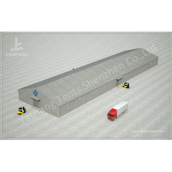 Large Span Aluminum Frame Industrial Storage Tents , Temporary Storage Tents