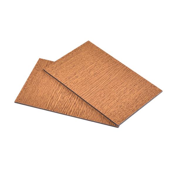 1000mm-2000mm Wood Aluminum Integrated Panel with PE/PVDF Coating Impact Resistance