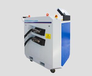パーフェクトレーザー 1000W 1500W 2000W 3000W ハンドヘルド ダブルヘッド 金属材料 炭素鋼板 ファイバーレーザー クリーニングマシン