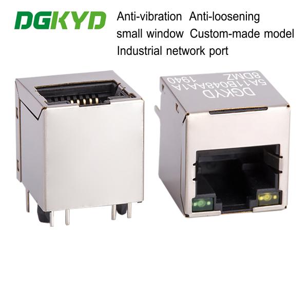 RJ45 prise Ethernet 100 Mbps module 8P8C avec une surface de fenêtre compacte DGKYD5A11B048AA1A8DMZ