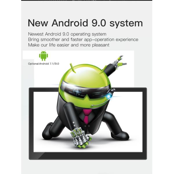 4G LTE Option RK3399 Wall Mounted POE Touchscreen Full HD 17.3 inch Android Tablet