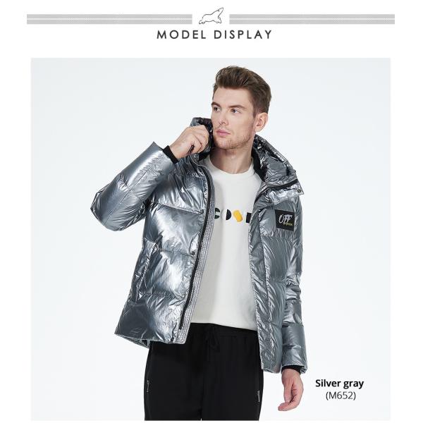 Style et fonction Jacket court argenté Pour les hommes
