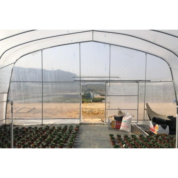 Commercial Poly Tunnel Greenhouses Prefabrecated Steel Structure Greenhouse for Fruit Farming