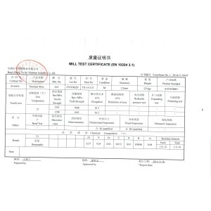 Baoji Zhongyude Titanium Industry Co., ltd Certifications