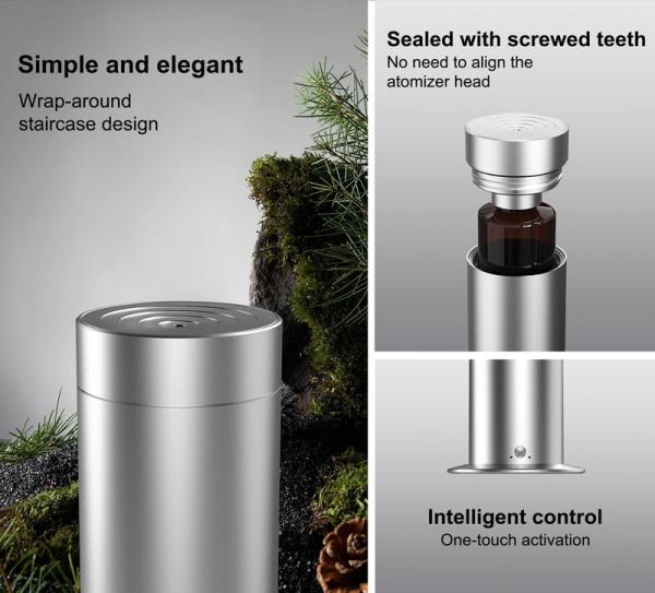 Diffuseur d'arômes sans eau Pura 360 cylindrique Studio Pro de la collection d'hôtels de luxe
