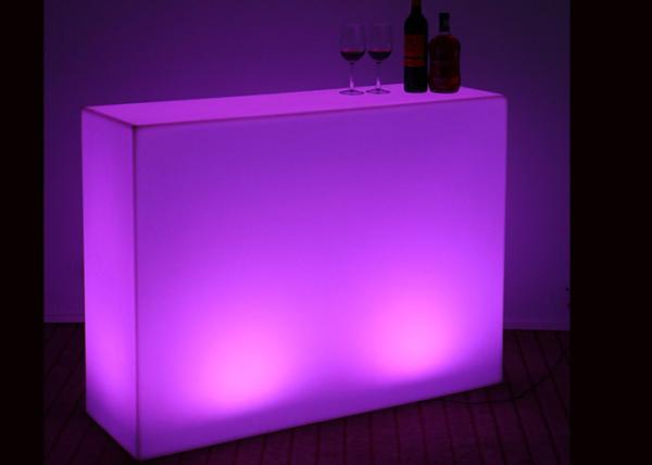 Uso específico a tabela conduzida iluminada da barra, contador ilumina acima a aparência moderna da mobília