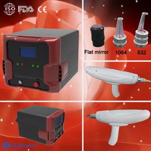 Professional and Best-selling Q Switched ND Yag Laser Tatoo Removal Machine